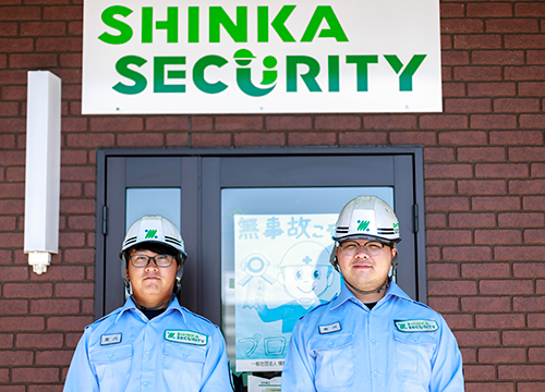 シンカセキュリティ株式会社　福岡・熊本の交通誘導警備の仕事風景
